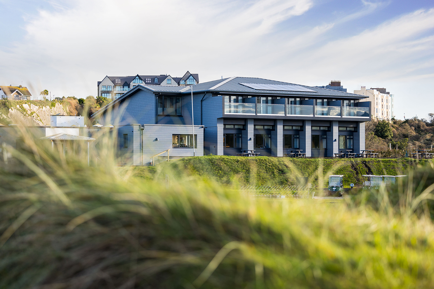 The Dunes clubhouse in Tenby.