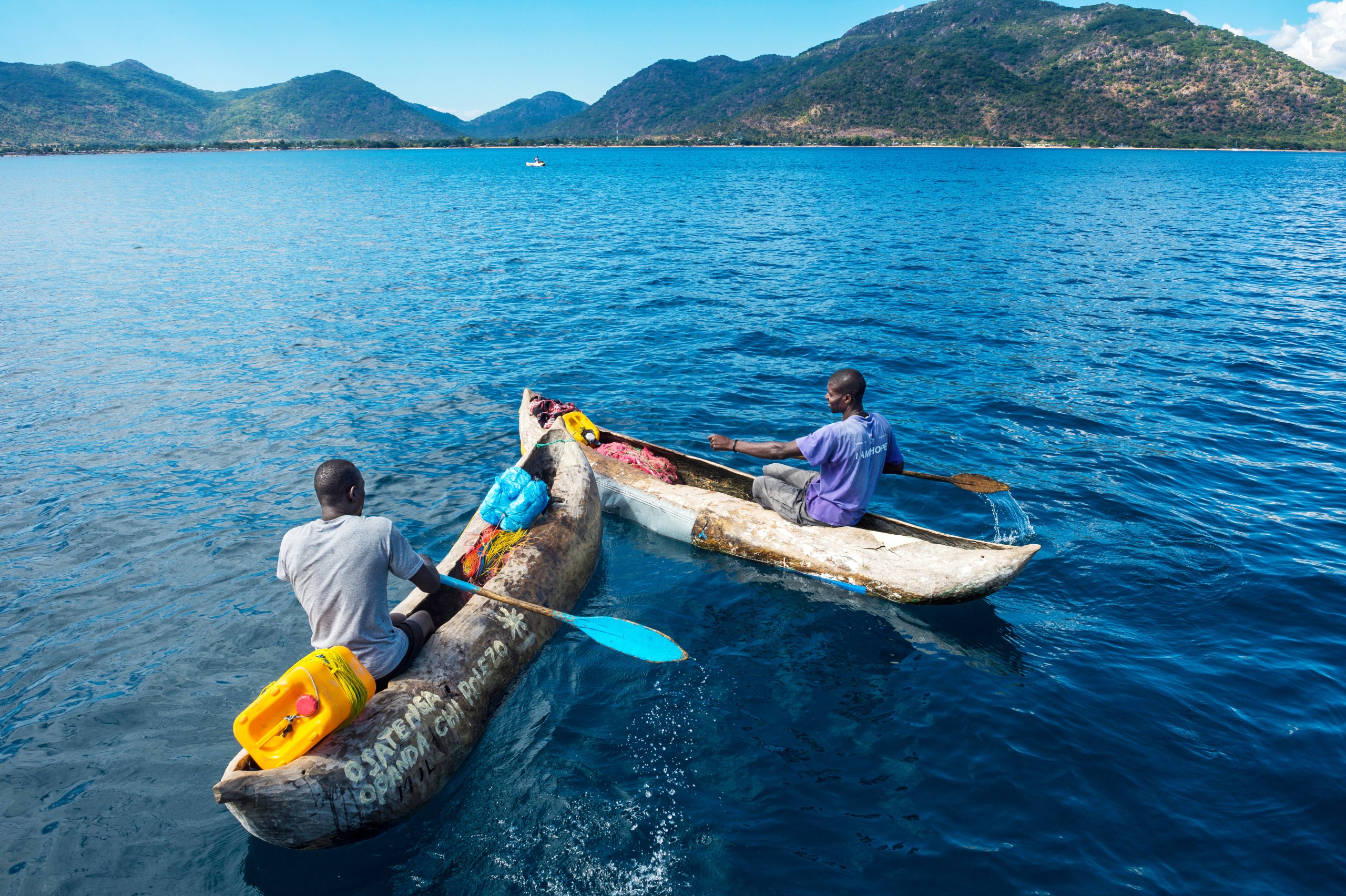 Lake Malawi, known for its diving and outdoor activities.