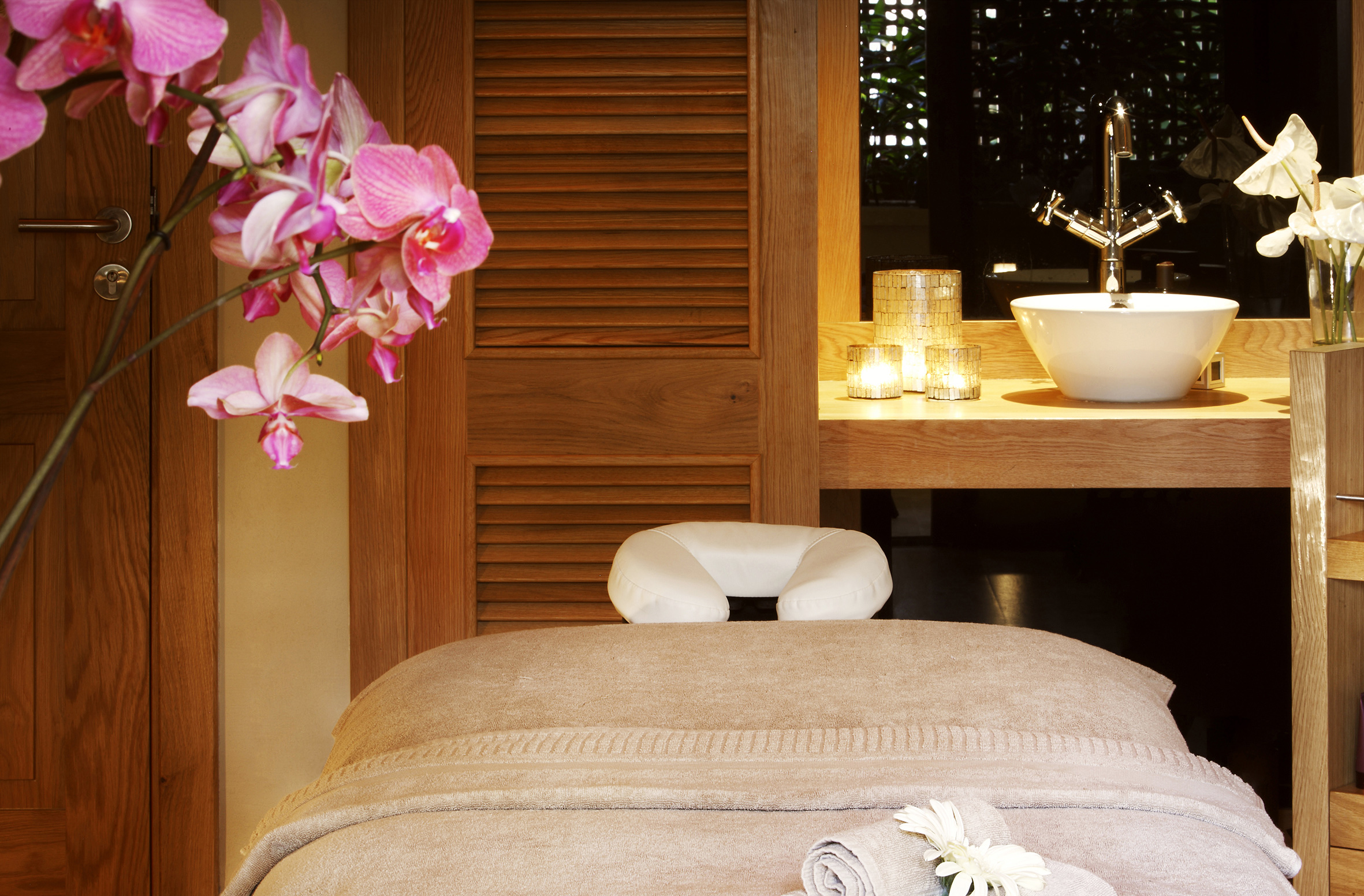 One of the spa cabins at Hotel Bahia del Duque in Tenerife