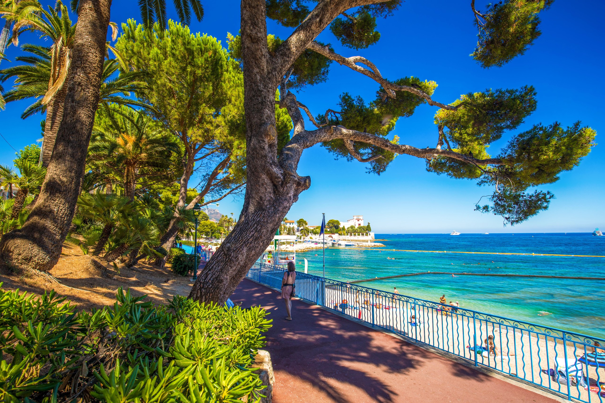 Beautiful Beaulieu-sur-Mer on the French Riviera.