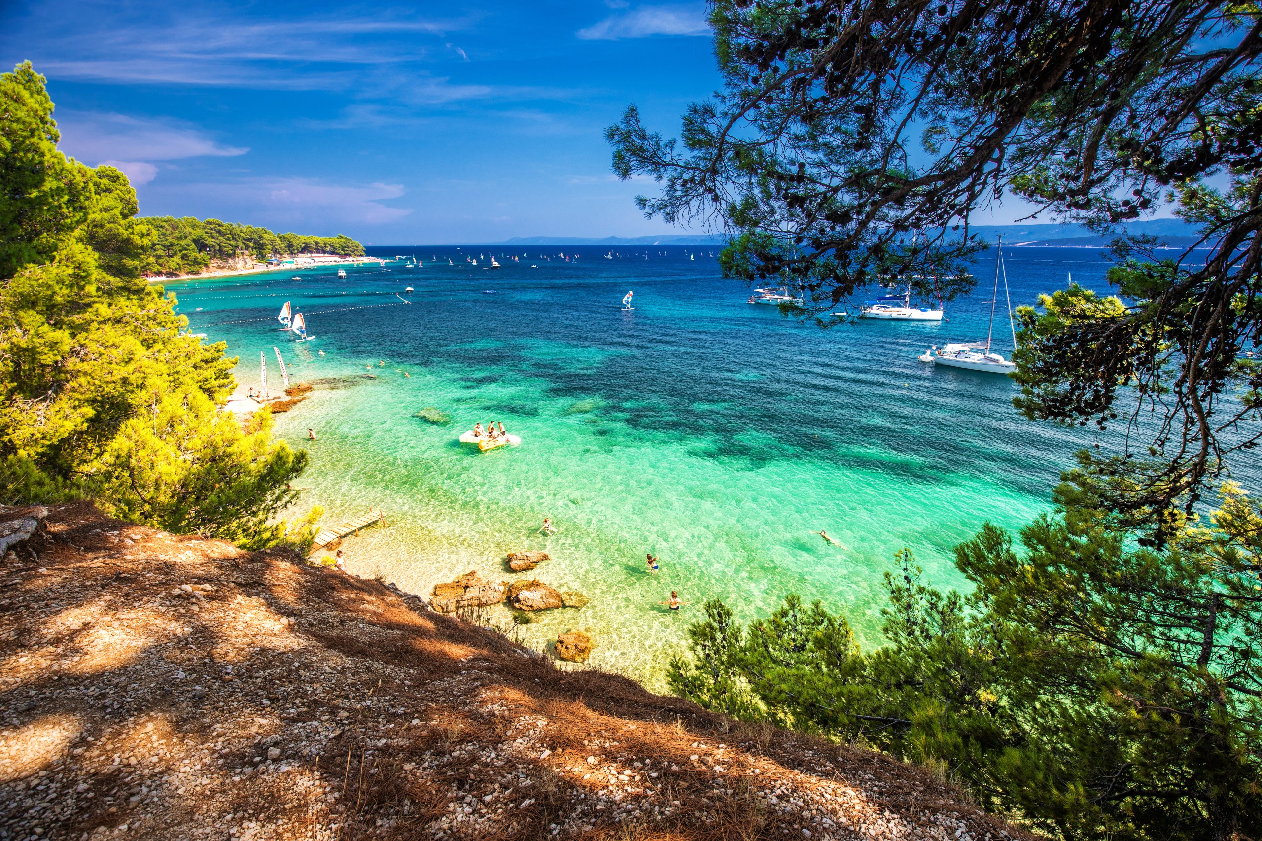 Brac Island, known for its stunning beaches in Croatia.